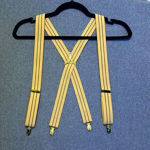 CAS W. Germany Yellow & Blue stripes Suspenders